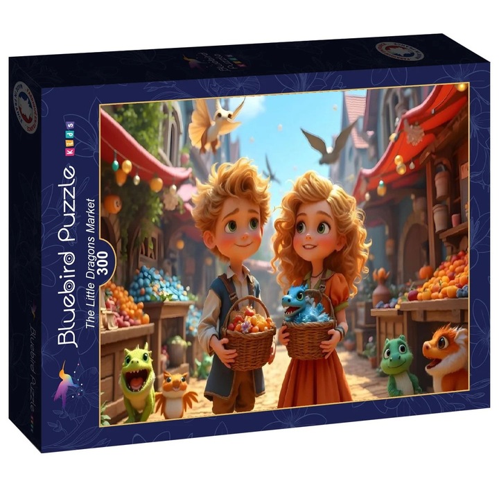 A kis sárkányok piaca – Puzzle 300 darab