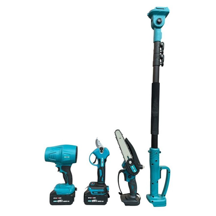 Мултифункционален инструмент Kraft Royal, 4в1, зелени, 36VDC, 8Ah, комплект