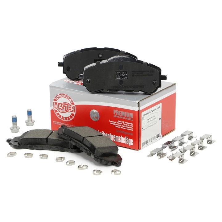 Fékbetét készlet, első, Master-Sport Germany, 148x58.3x18.4mm, Citroen, Opel, Peugeot, Vauxhall
