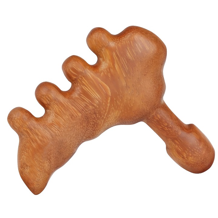 Bat de masaj acupresiune din lemn cu meridian - Instrument portabil pentru picioare si corp pentru stimularea punctelor acupuncturale, adecvat pentru muschi, calatorii si gestionarea cronica