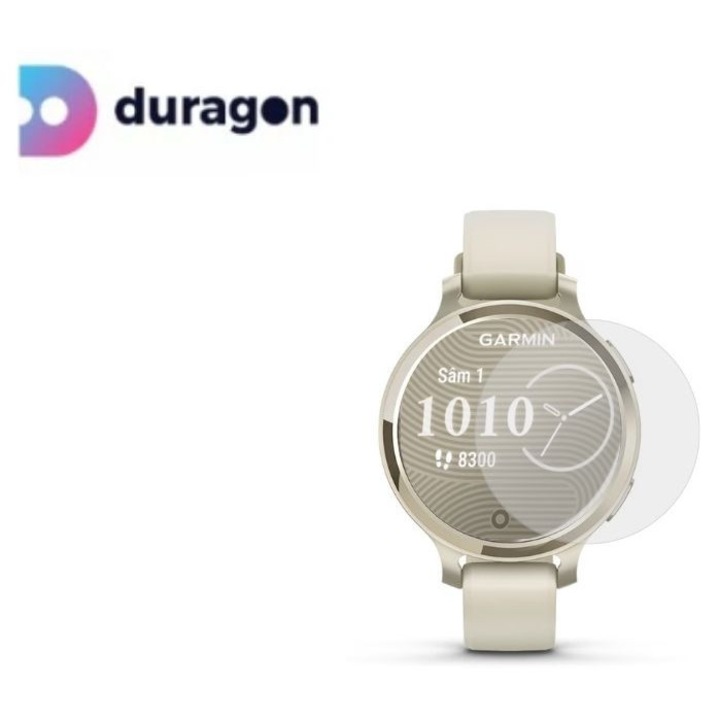 Folie silicon Duragon, compatibila cu Garmin Lily 2 Active protectie ecran, antisoc