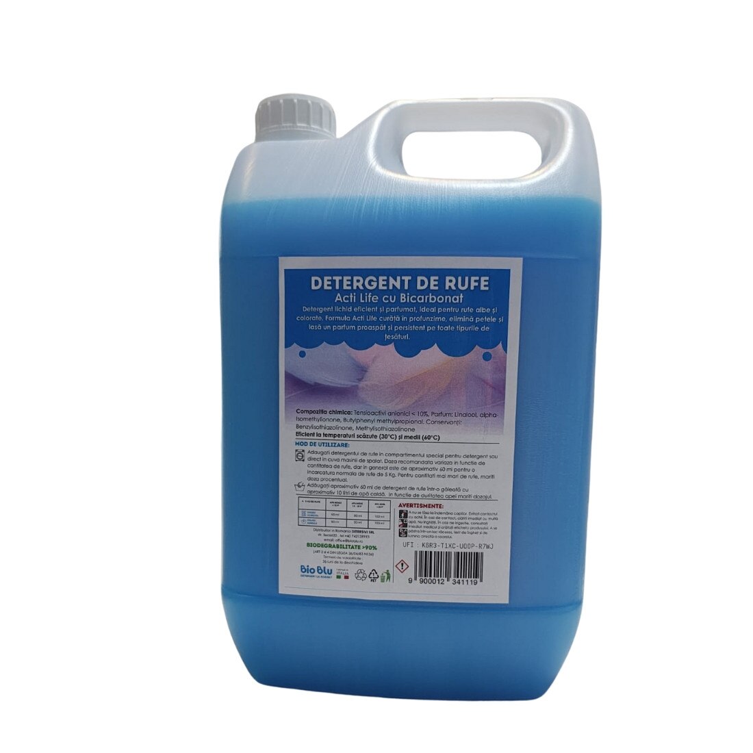 Detergent pentru rufe Acti Life cu Bicarbonat, 5 kg - eMAG.ro