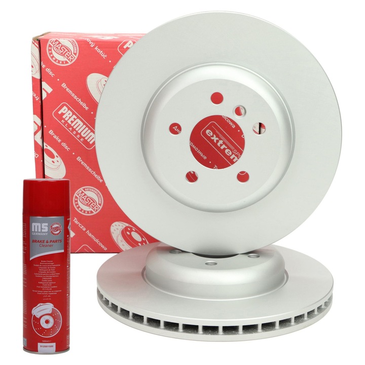 Féktárcsa szett Master-Sport Germany 24013002181PR, 2 darab, 30x45cm, fehér