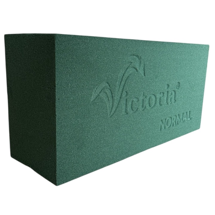 Burete flori umede verde 23x11x7,5 cm pentru flori proaspete