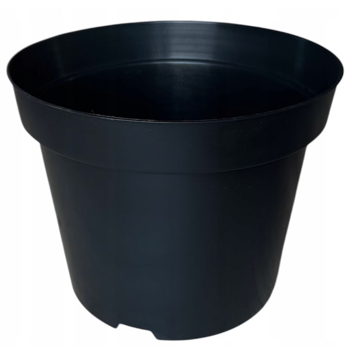 Ghiveci productie 15L, 32,5cm, negru, material plastic