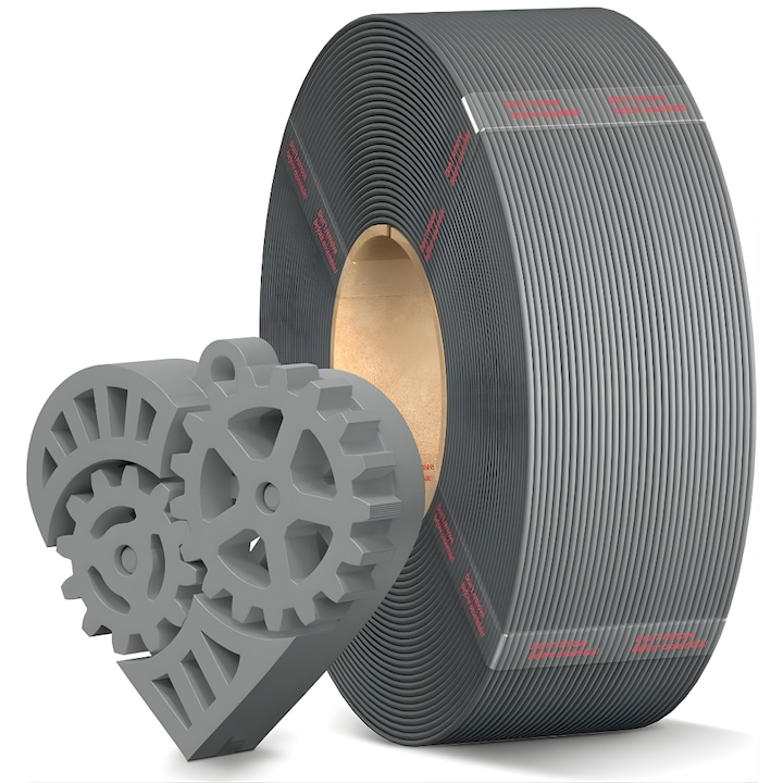 Филамент, Anycubic PLA+ Refill, 1кг, Сив, за 3D принтер