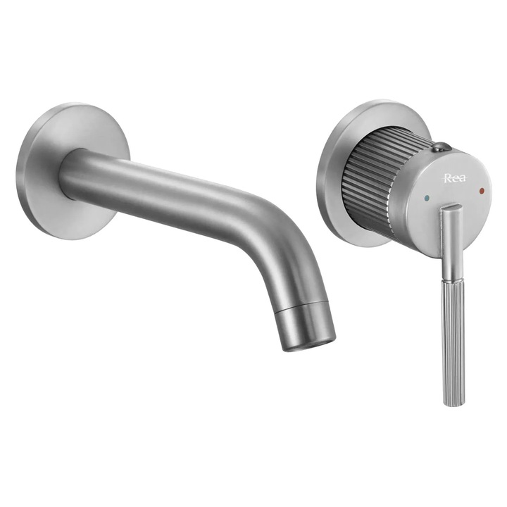 Вграден смесител за мивка Rea, Argon, полиран никел