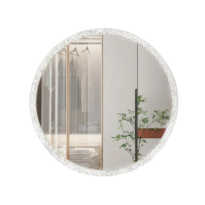 Oglindă LED Rea BL806, 60cm, rotundă, iluminare eficientă