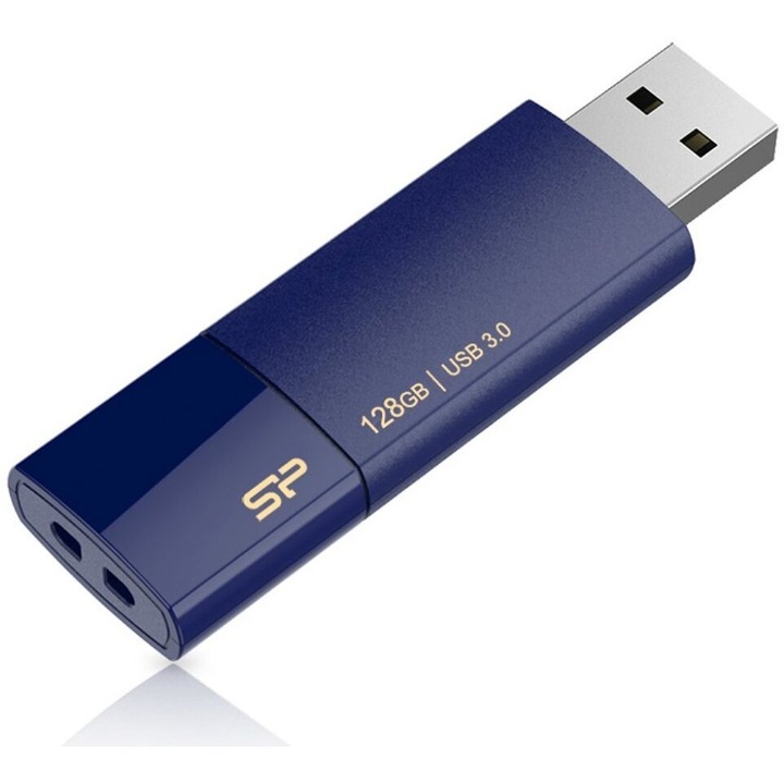 USB памет, Silicon Power Blaze B05, 128GB, USB 3.2, черна