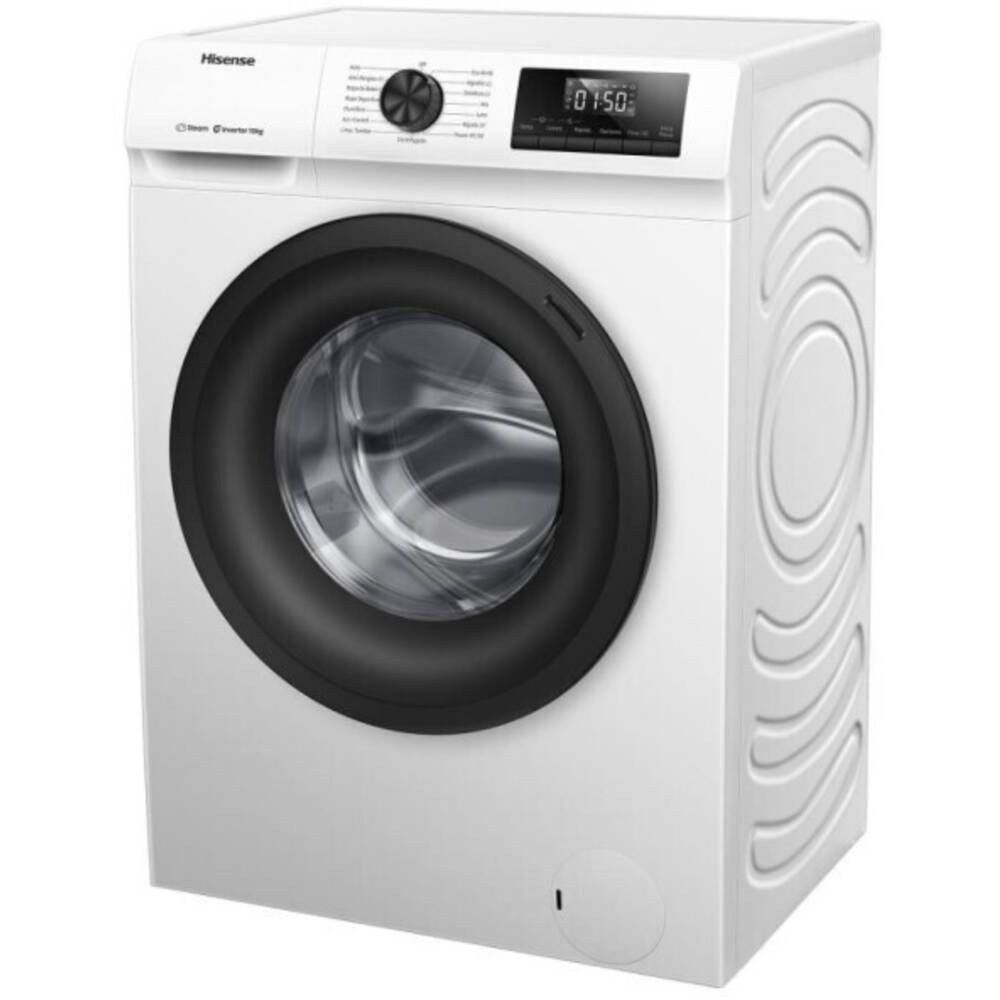 Masina de spalat rufe Hisense, WF1Q1041BW, 10 kg, 15 programe, Alb, 595x845x550mm