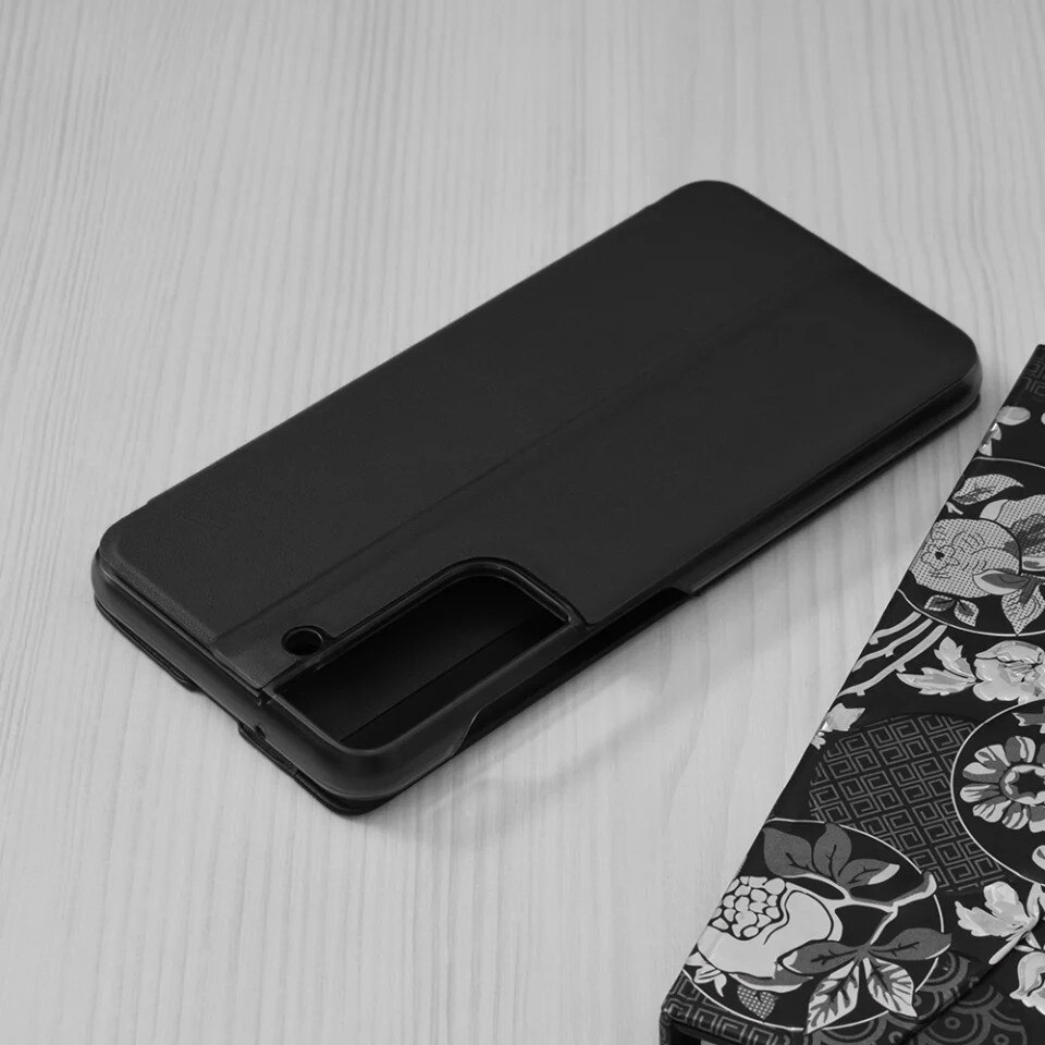 Husă tip carte, SKYDDAR INNOVATION, eFold, Negru, set cu sticker