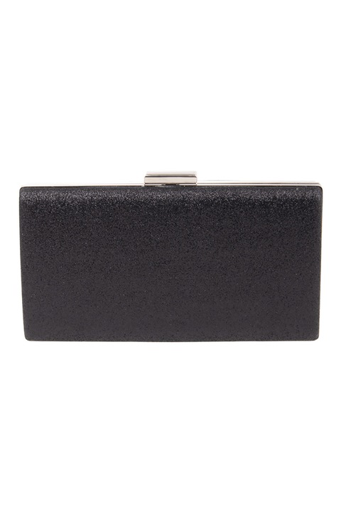 Carolina di Rosa, Geanta cu aspect stralucitor Minaudiere, Negru