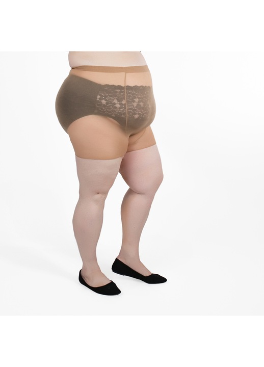 Pantaloni scurti anti-frecare, Gabriella, elastici, usori, bej, 90% poliamida, 10% elastan, One Size INTL