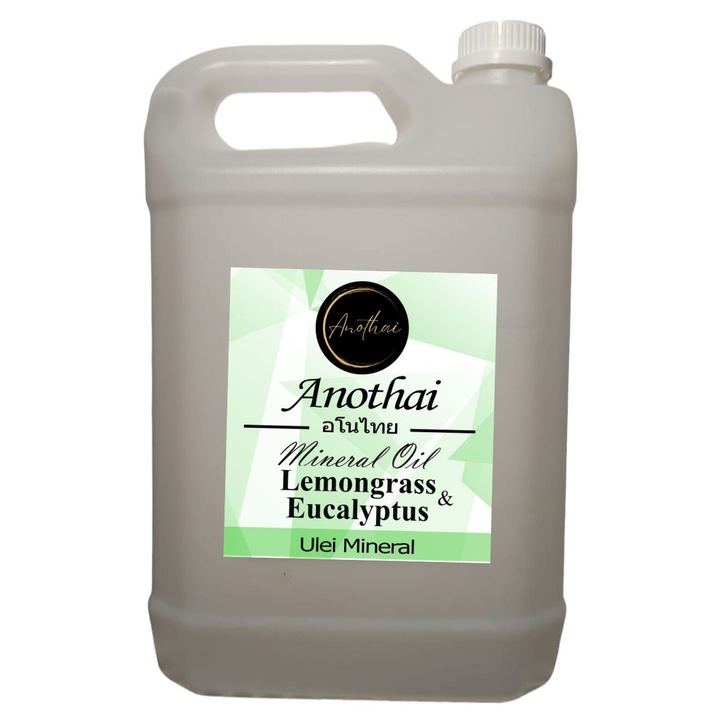Anothai Citromfű & Eukaliptusz Ásványi Masszázsolaj 5L – Hidratáló, Masszázshoz és Aromaterápiához