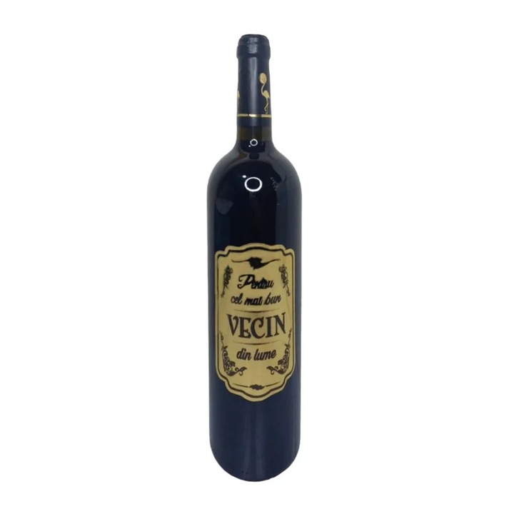 Vin personalizat Poem Design 0, 75L roșu