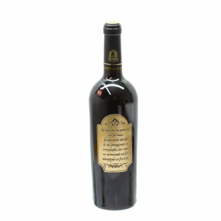 Vin personalizat Poem Design 0, 75L roșu