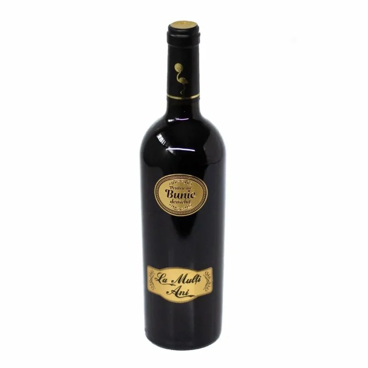 Vin personalizat Poem Design 0, 75L rosu