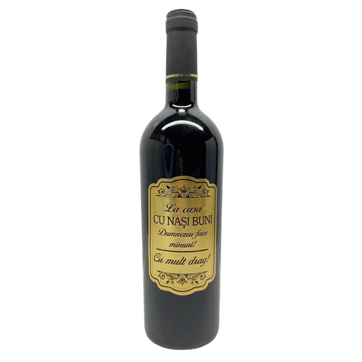 Vin personalizat Poem Design 0, 75L roșu