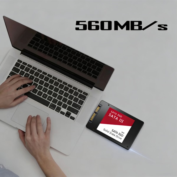 SSD AjieQaQ 4TB 2.5 inch SATA III rosu 560x530MB/s - eMAG.ro