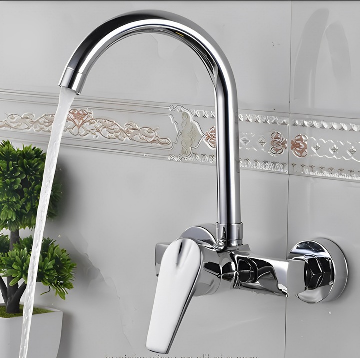 Baterie sanitara de perete BONKEN HT-4504, cromata