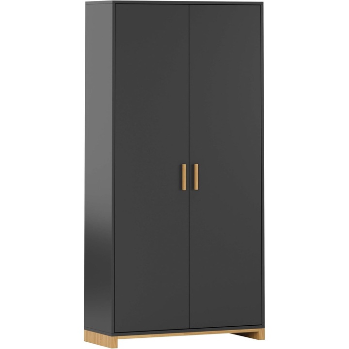Sifonier Loft, Deerhorn, 2 Usi, Negru Mw, 200x100x40 cm