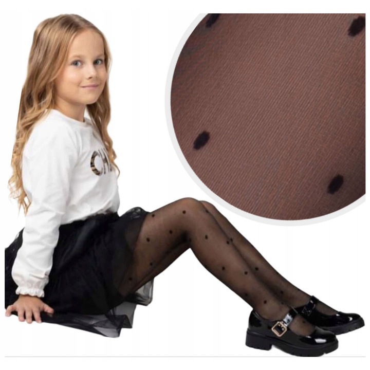 Rajstopy copii Desu, negre cu 20 DEN