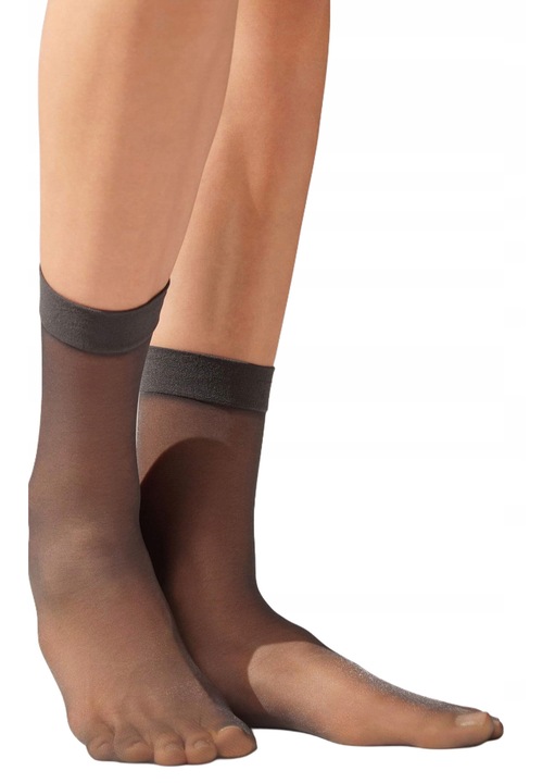 Sosete dama Desu 20 DEN grafit, set 2 perechi, fara compresie