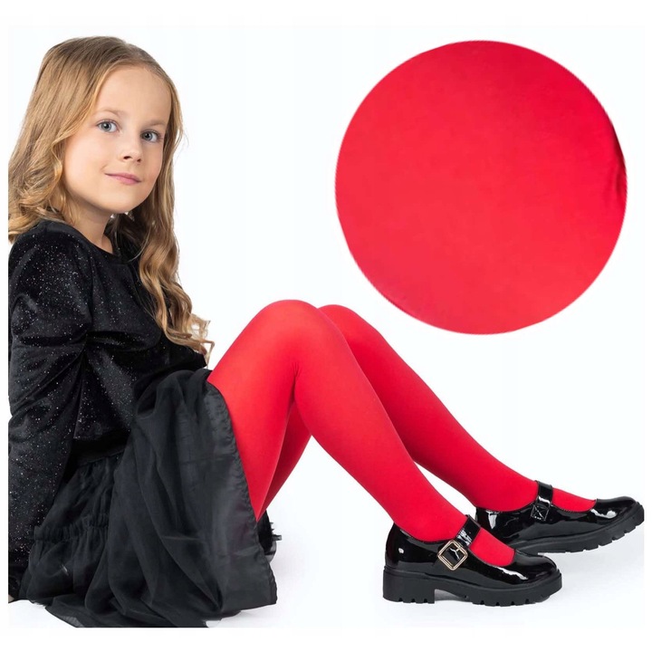 copii Desu set rosii, 40 DEN, microfibrawqf, Rosu