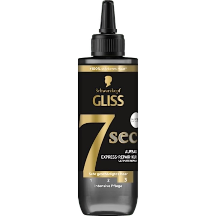 Tratament hidratant pentru repararea parului despicat in 7 secunde, Schwarzkopf Gliss 7 Sec, 200ml
