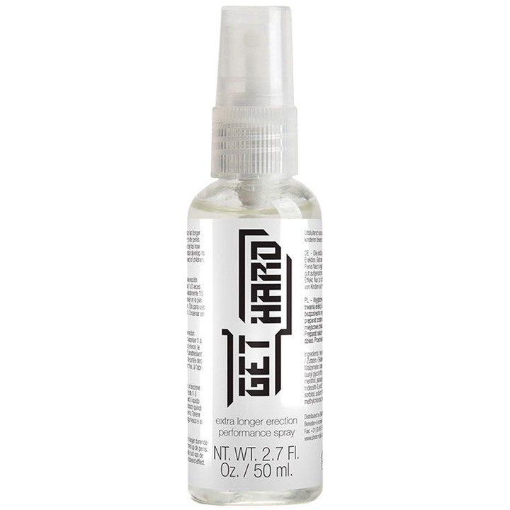 Spray potență, Shots, Get Hard, 50 ml, stimulare erecție
