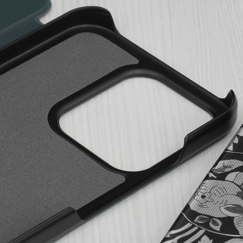 Husa pentru Xiaomi Redmi 15C 4G / Poco C85 4G / Redmi 15C 5G, SKYDDAR INNOVATION, eFold, tip carte, set cu sticker, Verde