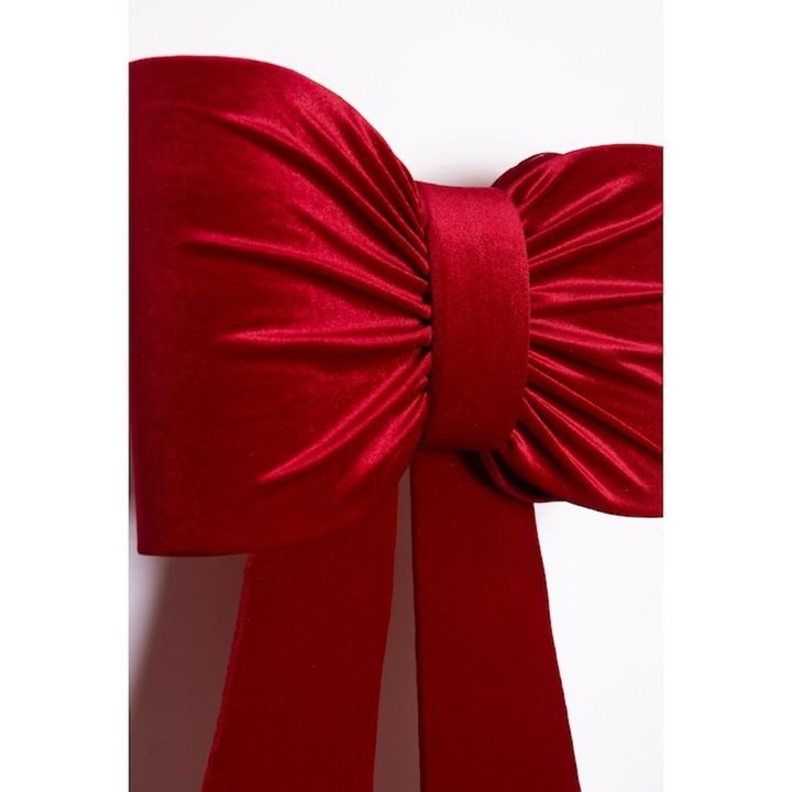 Funda de Brad din Catifea Premium Rosie 70x40 cm – Decor Elegant pentru Craciun