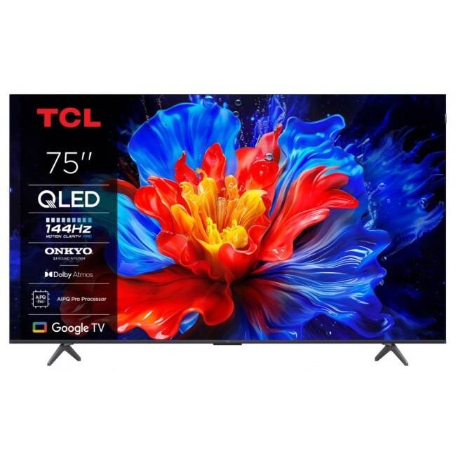 Televizor TCL 75P81K QLED 4K 75inch Negru