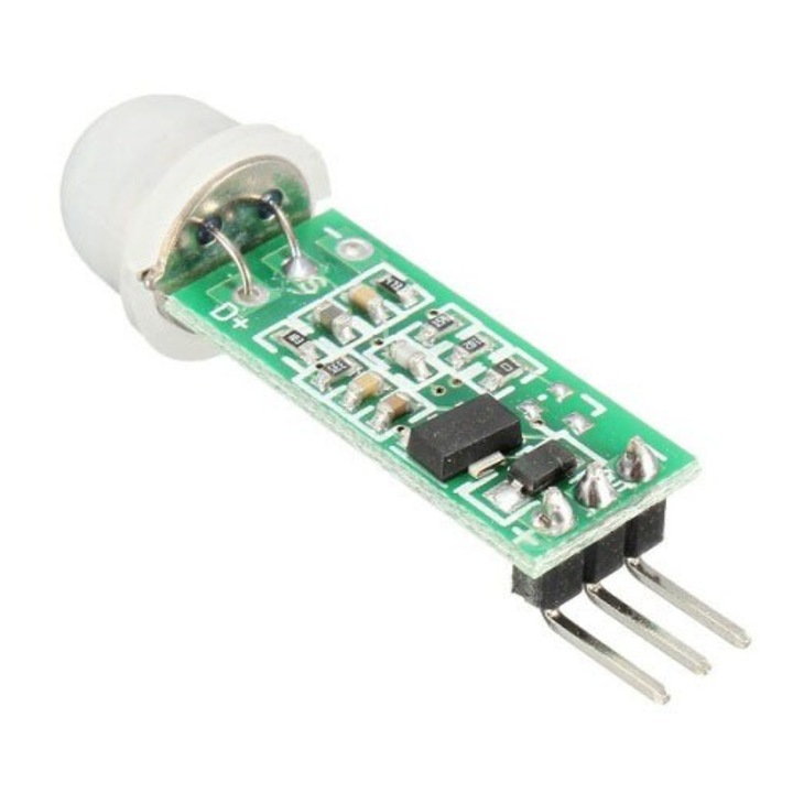 PIR сензор HC-SR505 Mini, засичане на движение, 3 метра, 5V