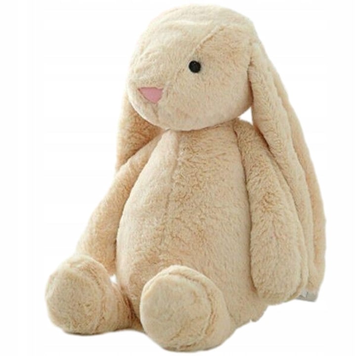 Szürke plüss nyuszi lógó fülekkel, Drobiazgarnia, plüssjáték