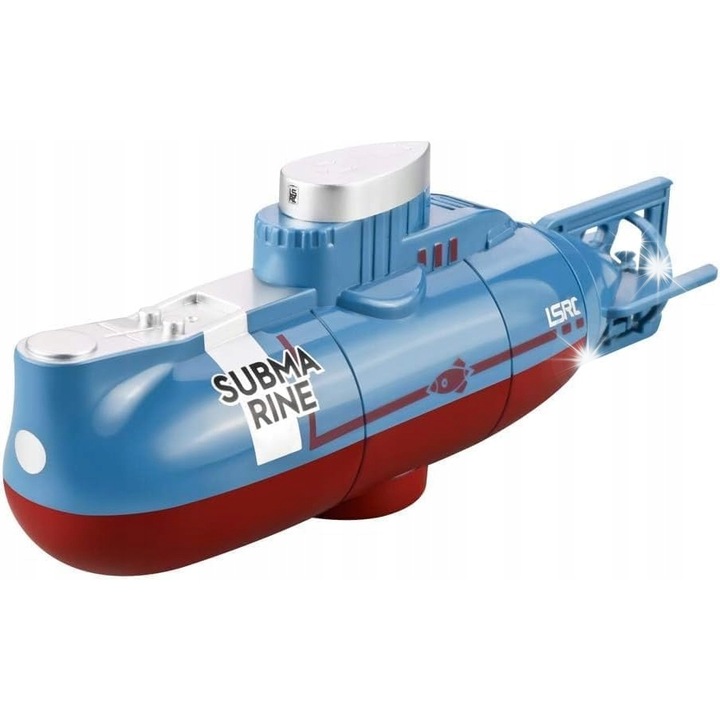 Лодка с дистанционно управление, мини, 6м/мин, върти се на 360°, комплект за деца 8+