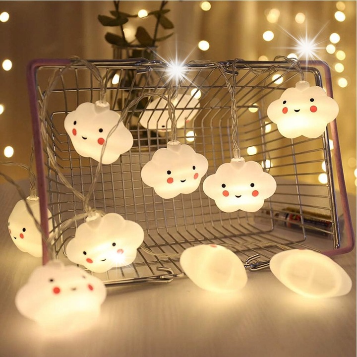 Set 10 lanterne LED, decorare dulce, 2 metri