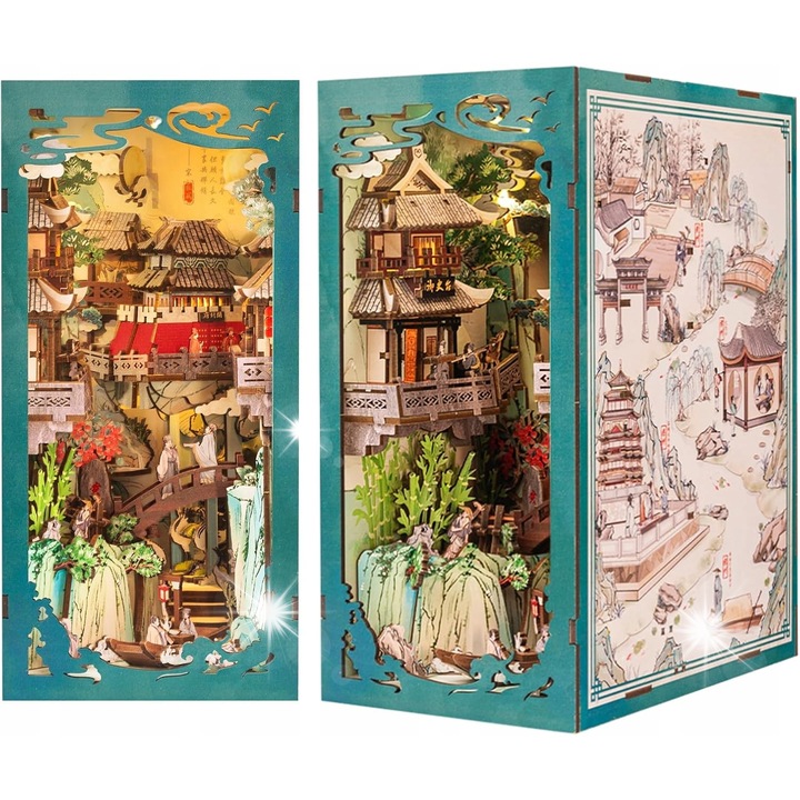 Casa de papusi, set de modelare DIY, multicolor