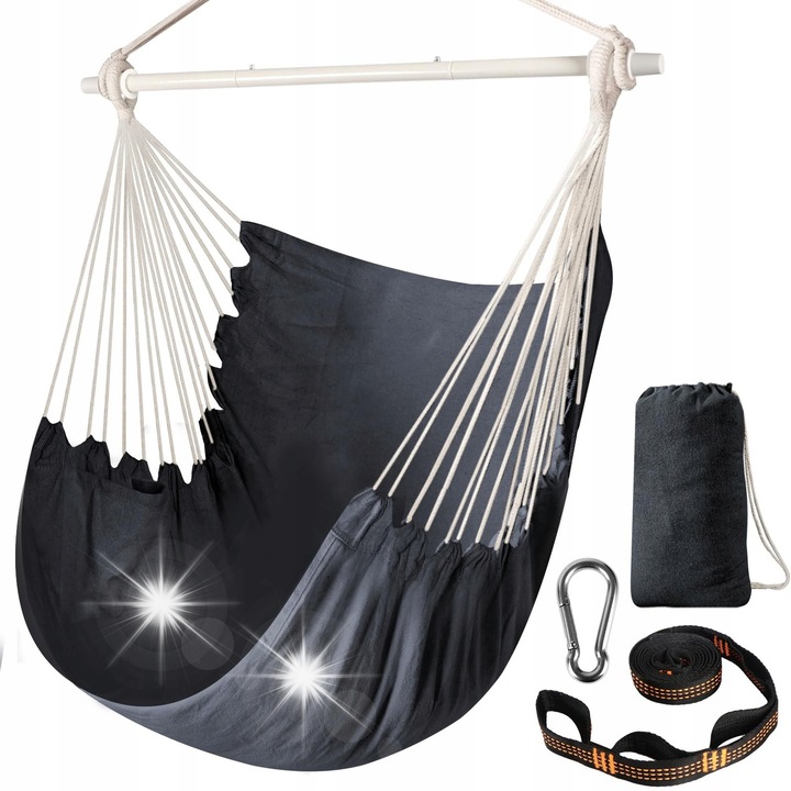 Люлеещ се стол CHIHEE, памук, удобен, издръжлив, многоцветен, за вътрешна/външна употреба