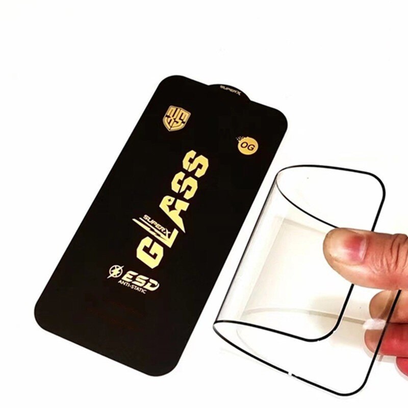 Folie de Sticla pentru Honor 400 Pro, Flippy, Sticla Securizata ESD Antistatica, Super-X Privacy OG, cu Margini Negre, Rezistenta la Zgirieturi, 0.35 mm, Transparenta