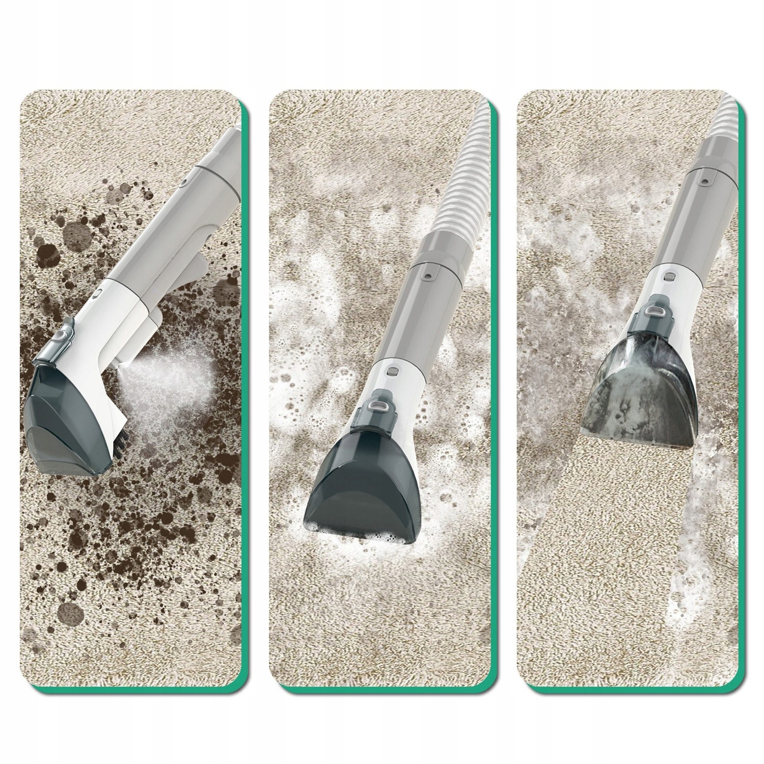 Aspirator cu spalare 450W, 1.8L + 600ML, pentru covoare si tapiterie