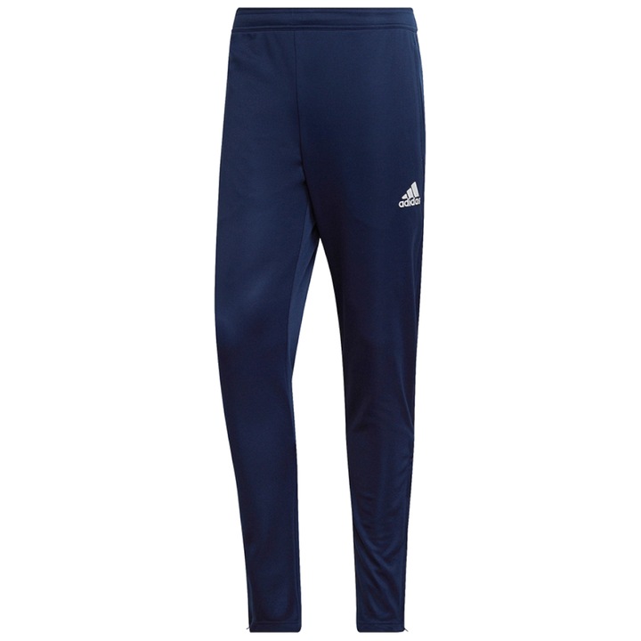 Pantaloni sport barbati Adidas Entrada 22, poliester, uscare rapida, bleumarin