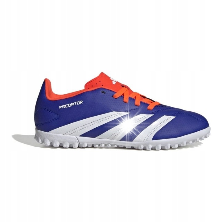Pantofi sport copii, adidas, ghete fotbal turf, teren sintetic, albastru