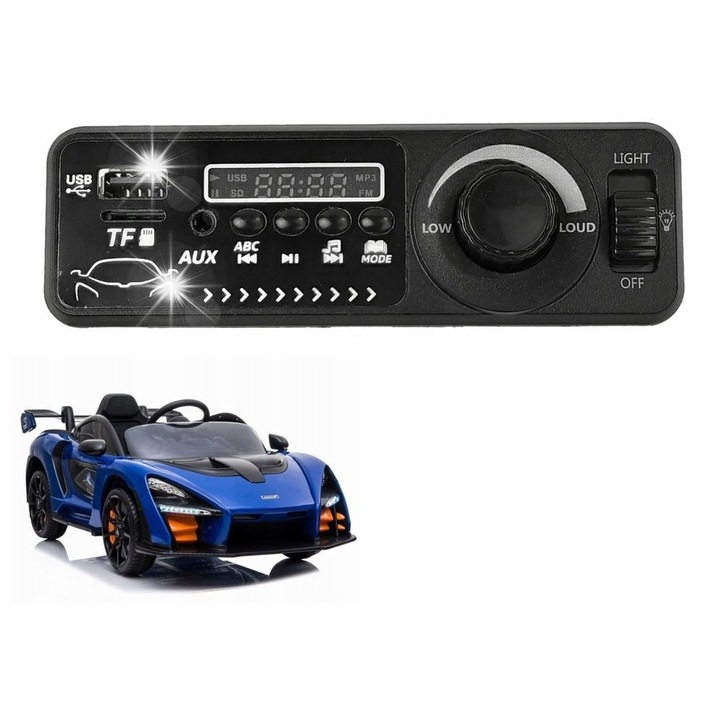 Panoul muzical pentru masina McLaren Senna, AG, 101 activitati creative pentru copii