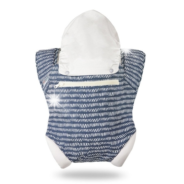 Marsupiu ergonomic pentru copii, 0-3 ani, 0,4kg, cu 2 pozitii de purtare