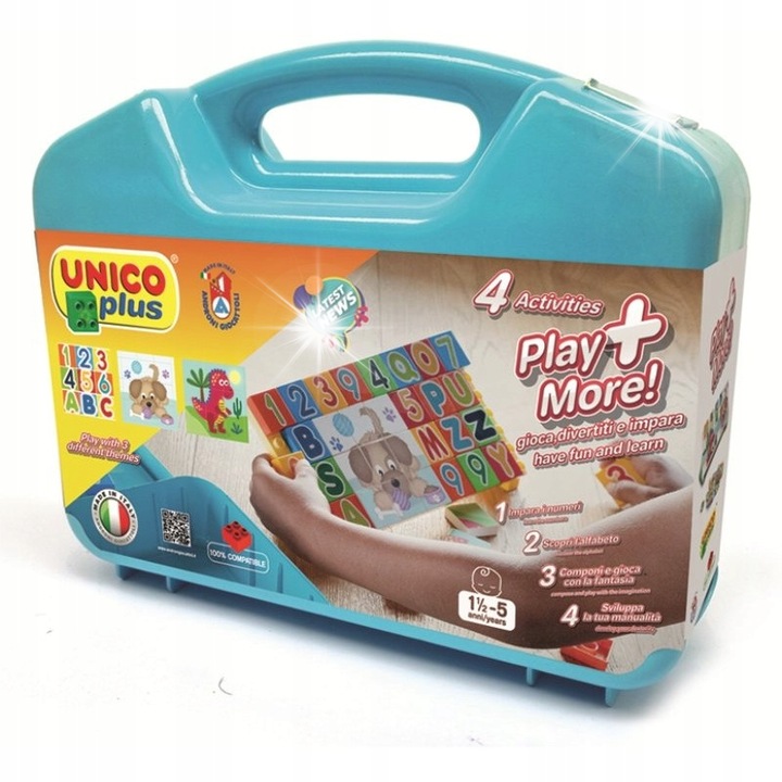 Set de constructie Androni Giocattoli KLOCKI UNICO, 8637-0000, multicolor