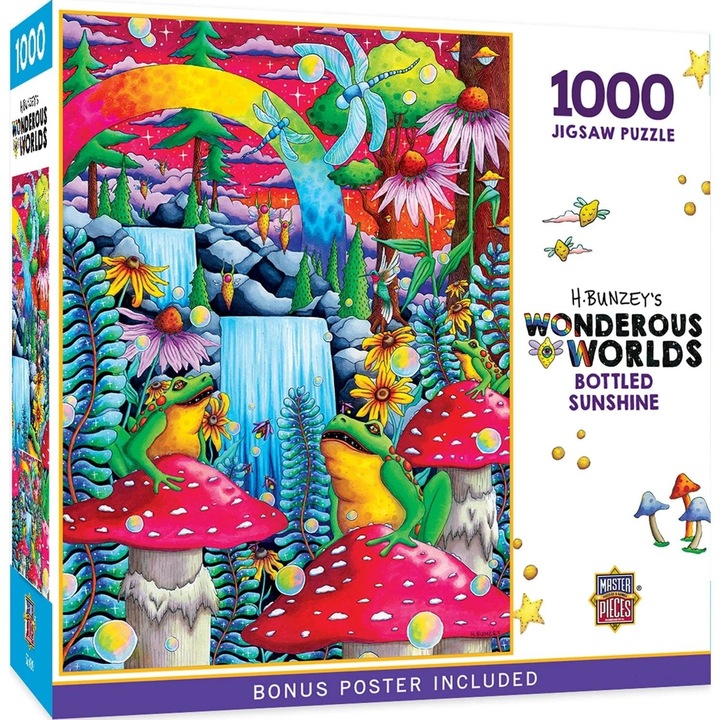 Puzzle 1000 darabos Wonderous Worlds Bottled Sunshine