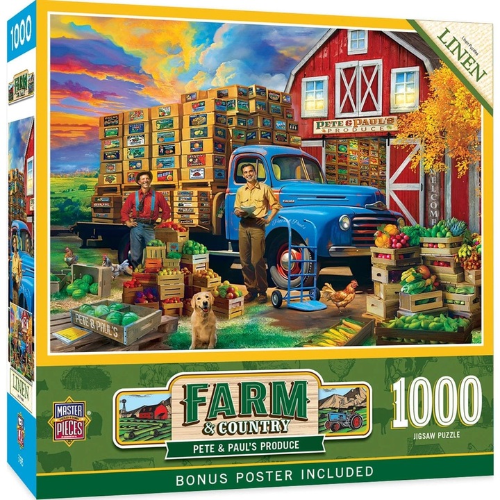Puzzle 1000 darabos Farm & Country Pete és Pauls Produce