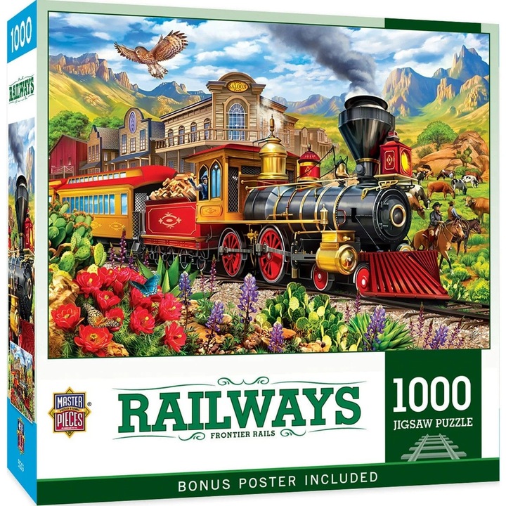 Puzzle 1000 darabos, Railways Frontier Rails