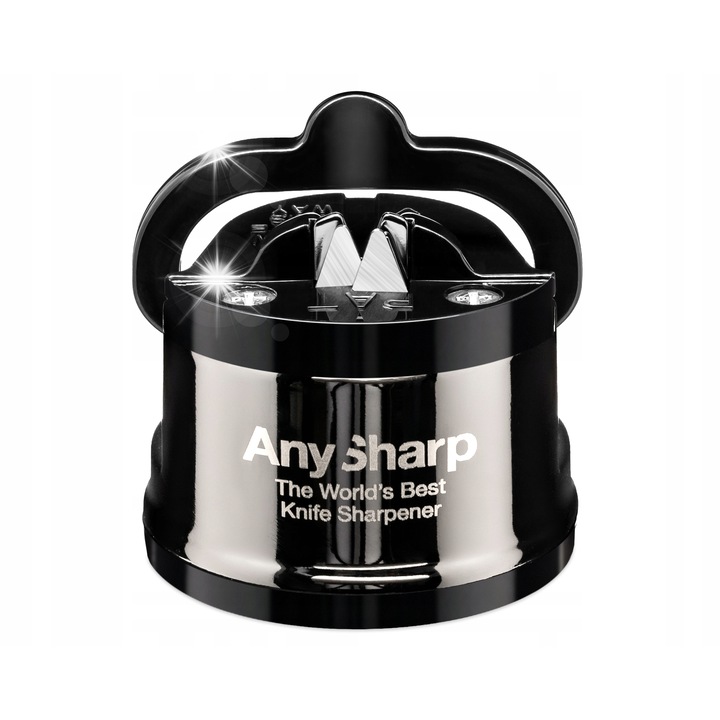 Késélező, AnySharp PRO, fém, fekete, professzionális használatra